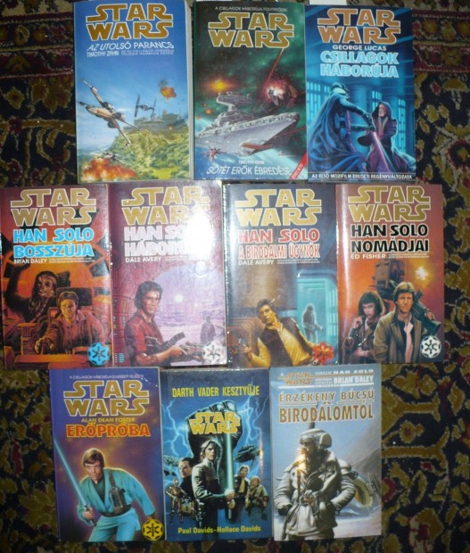 Star Wars knyvek (10 db)