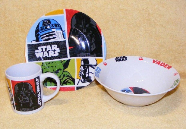 Star Wars porceln reggelizszett