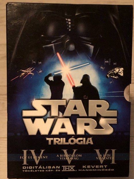 Star Wars trilgia DVD.