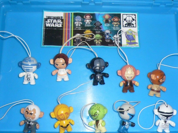Star Wars twistheads kinder figura gyűjtemény