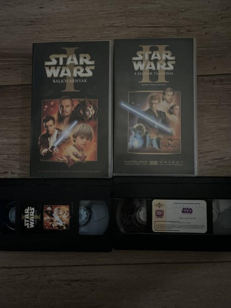 Star wars  1-2 pakk vhs.