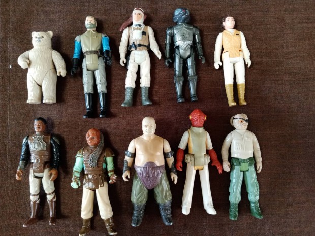 Star wars vintage Kenner figura 10 darab egyben 