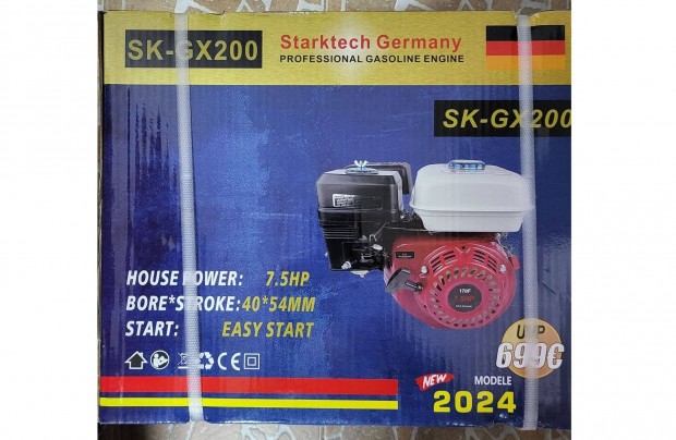 Starktech 4tem benzines talpas stabil motor 7,5LE / 196cm3