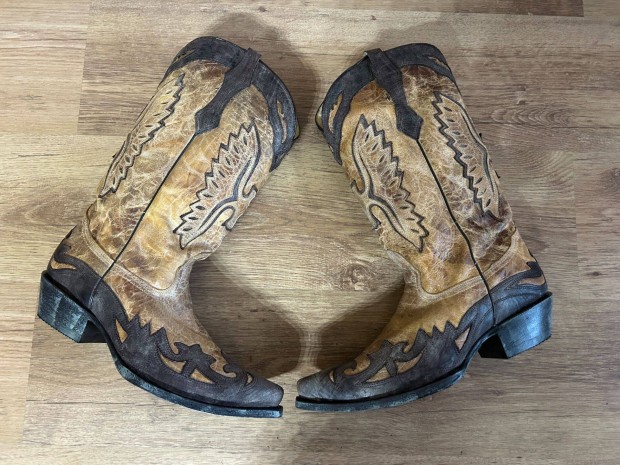 Stars & Stripes western csizma Hand Made in Mexico , 45 ös méret