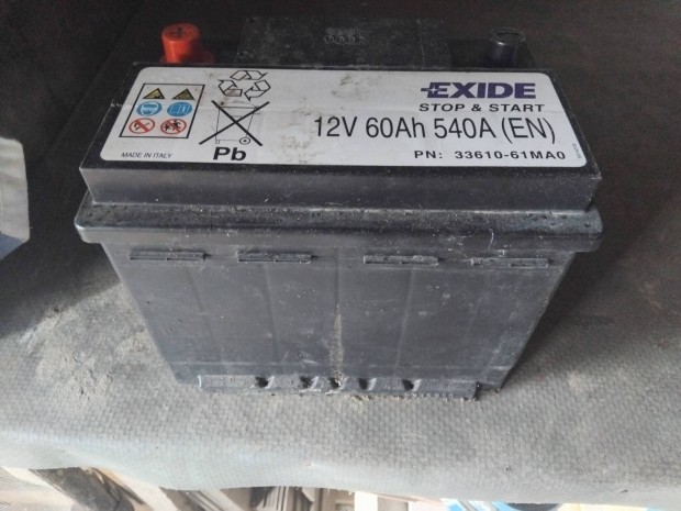 Start-Stop 60 amper rs akkumultor elad 