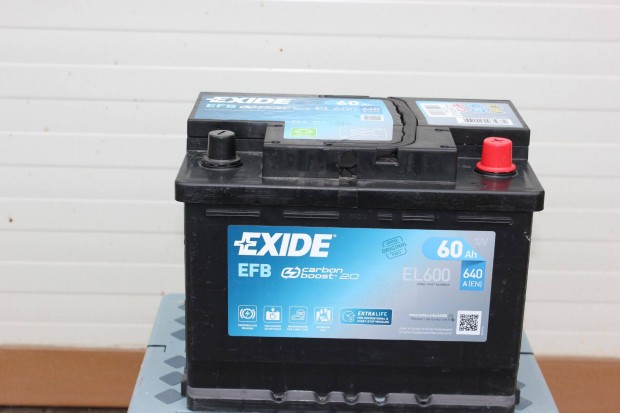 Start-Stop akkumultor Exide EFB EL600 jobb+ Elad garancis!