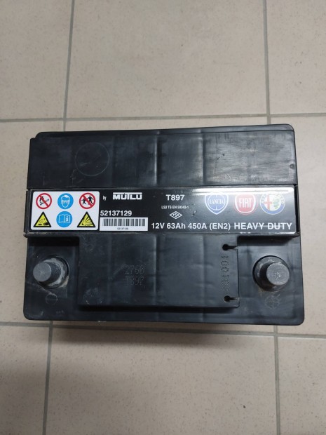 Start stop akkumultor 63 Ah, 450 A