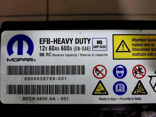 Start stop akkumultor