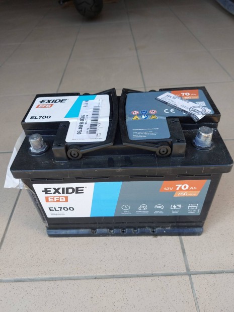 Start stop �j  Exide akkumul�tor 70 Ah