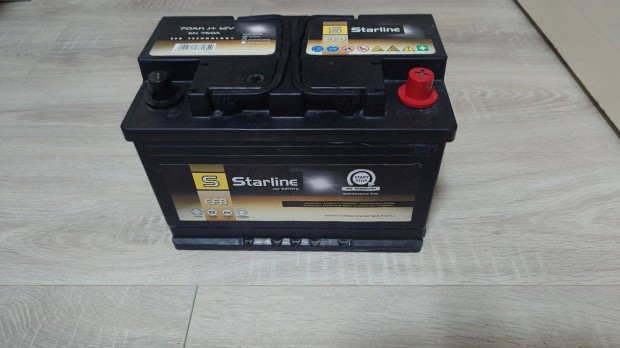 Start/stopos akkumulátor 70Ah J+ 12V EN 760A EFB