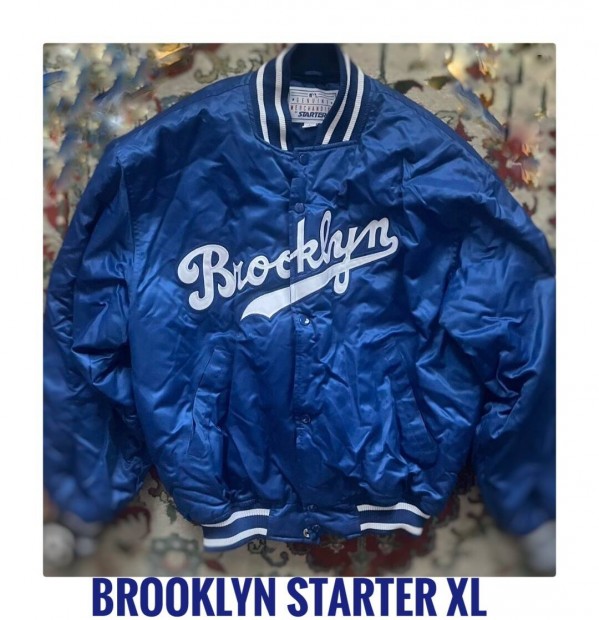 Starter Brooklyn Baseball dzseki kabt  vintage hip hop rap Xl