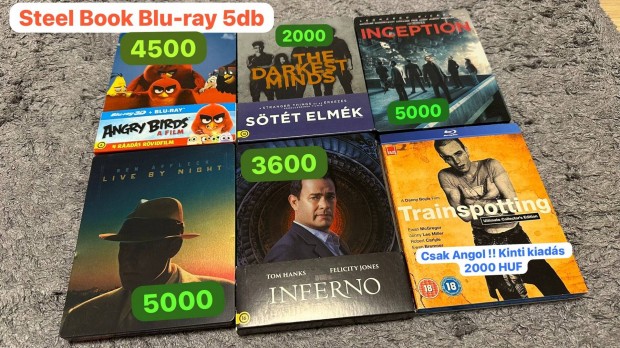 Steelbook Blu-ray Filmek