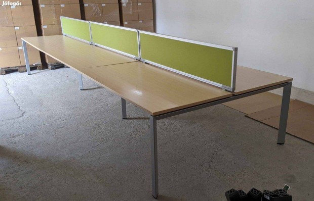 Steelcase rasztal sziget, munkalloms, 6 fs - hasznlt