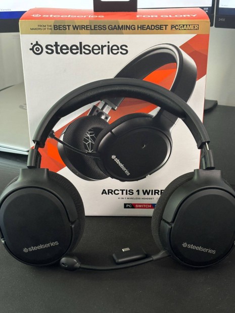 Steelseries Arctis 1 Wireless gamer headset mikrofonos fejhallgat