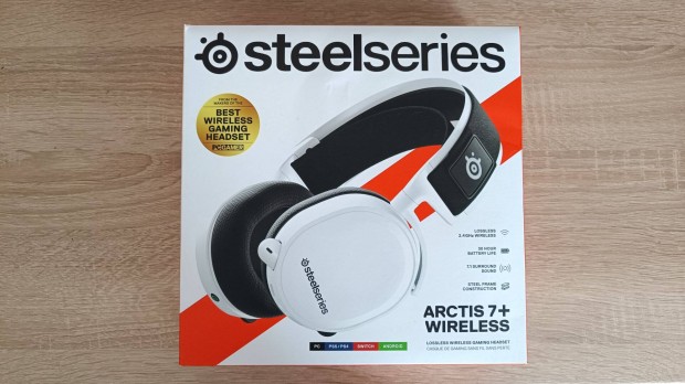 Steelseries Arctis 7+ vezetk nlkli fejhallgat