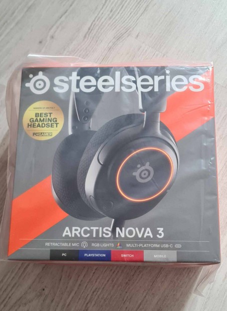 Steelseries Arctis Nova 3 - Bontatlan | Szemlyesen Vagy Postzva