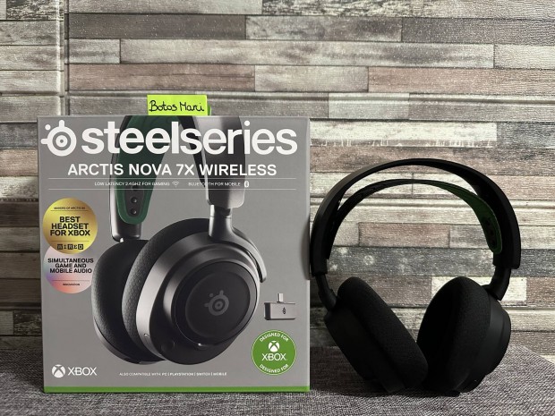 Steelseries Nova 7X vezetk nlkli fejhallgat/Garis 2025.11.18-ig