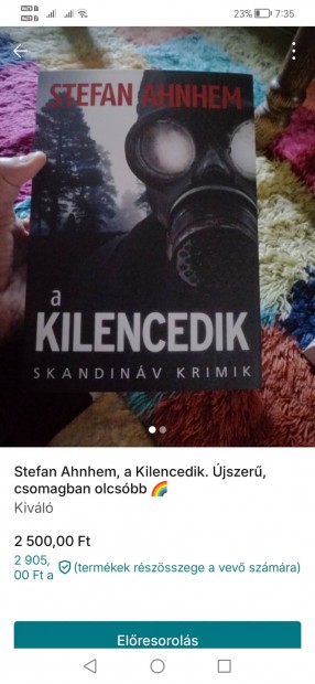 Stefan Ahnhem a Kilencedik, 1xolvasott, hibtlan 