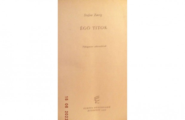 Stefan Zweig: g titok