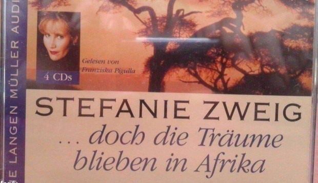 Stefanie Zweig Afrika CD 4 db hangosknyv nmet nyelv