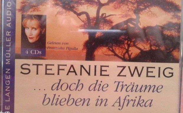 Stefanie Zweig Afrika hangosknyv 4 db CD nmet nyelv