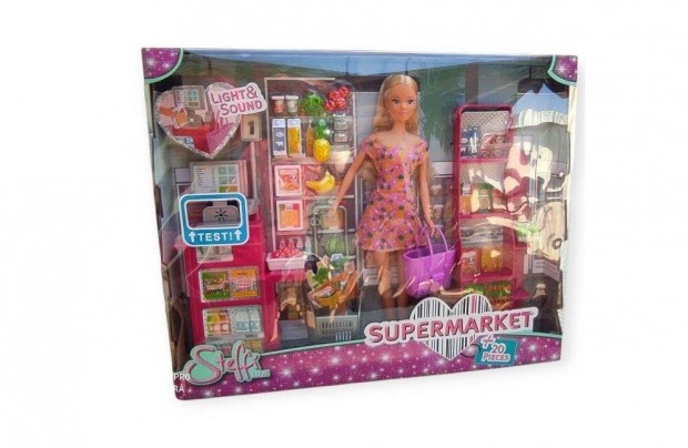 Steffi love szupermarket játék szettel Simba