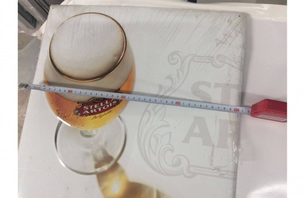 Stella Artois sr reklmtbla j fm 41x57 dombornyomott lemez tbla
