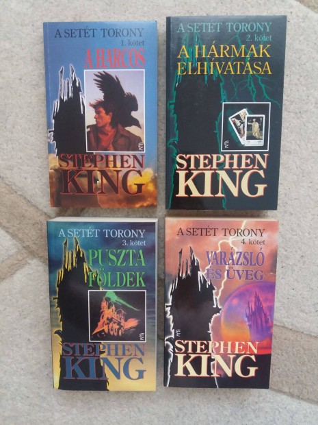 Stephen King A Sett Torony sorozatnak 1-4. ktete
