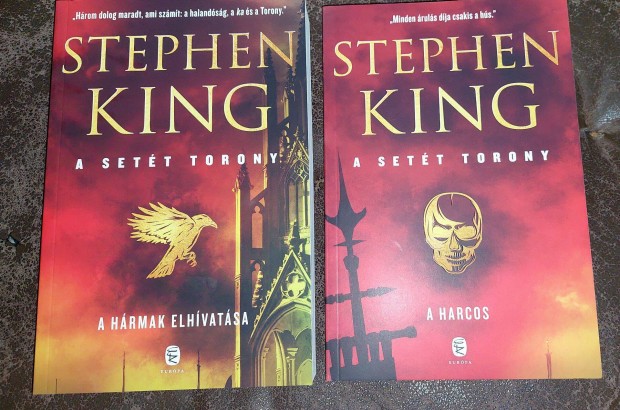 Stephen King: A harcos s A hrmak elhvatsa j knyvek eladk