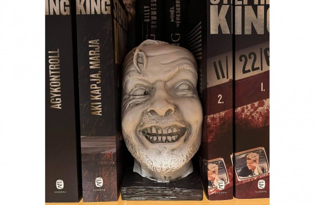 Stephen King (Ragyogás - Shining) könyvtámasz, könyvespolc dísz