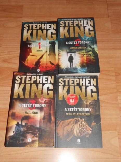 Stephen King: Sett torony 1.+2.+3.+4,5 csomagban Csak 2 napig