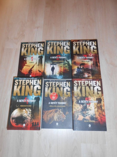 Stephen King: Sett torony 1.+ 2. + 3. + 4. + 4.5. + 5. csomagban