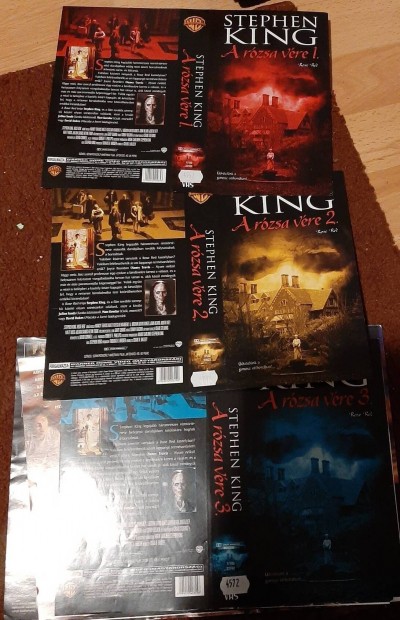 Stephen King - A rzsa vre triolgia - horror vhs 