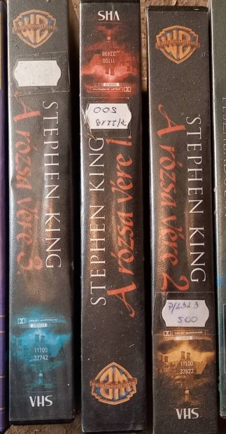 Stephen King - A rzsa vre triolgia - thriller vhs