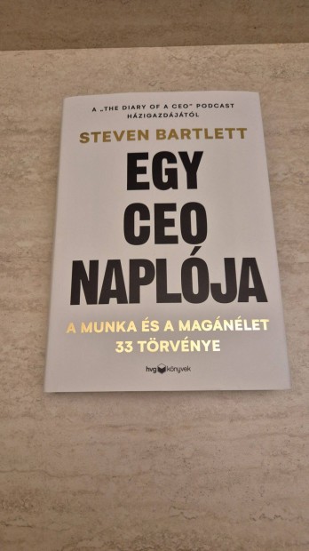 Steven Bartlett - Egy CEO naplója (hvg könyv)