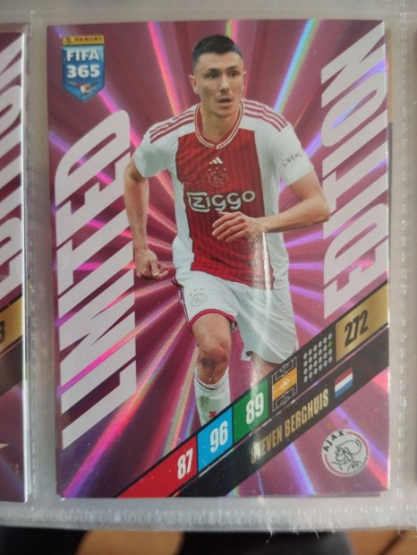 Steven Berghuis (Ajax) FIFA 365 2024 Limited edition focis kártya