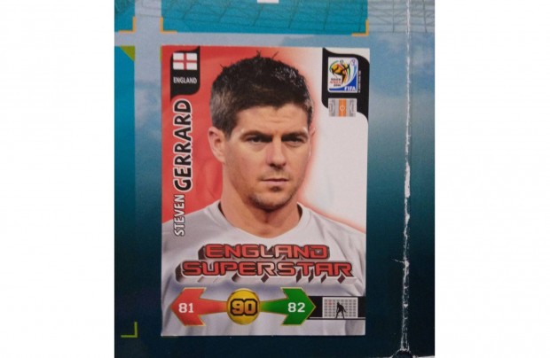 Steven Gerrard (Anglia) Panini Fifa World Cup 2010 krtya