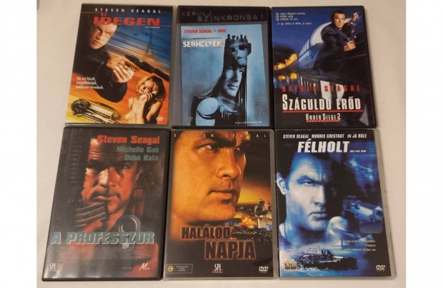 Steven Seagal Dvd Filmek, Flholt, Professzor, Szguld Erd,Sebhelyek