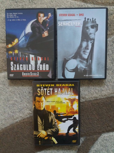 Steven Seagal filmek (3 DVD)