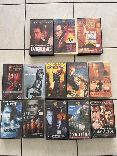 Steven Seagal vhs pakk 