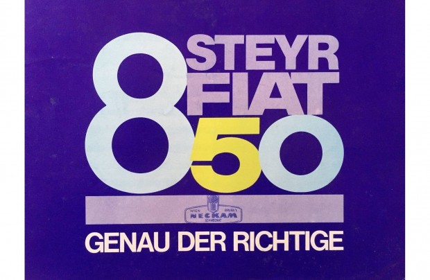 Steyr - Fiat 850 prospektus