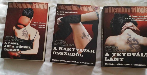 Stieg Larsson: A tetovlt lny, A lny, aki a tzzel jtszik, A krtya