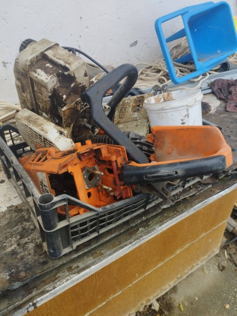 Stihl 021 sztszedett llapotban