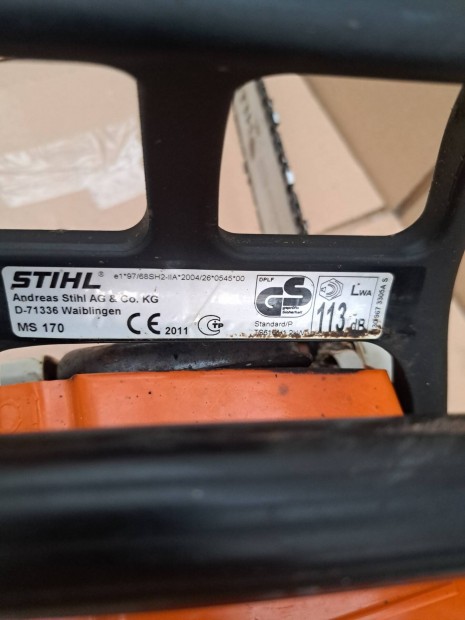 Stihl 170 es azonnal munkra foghat.