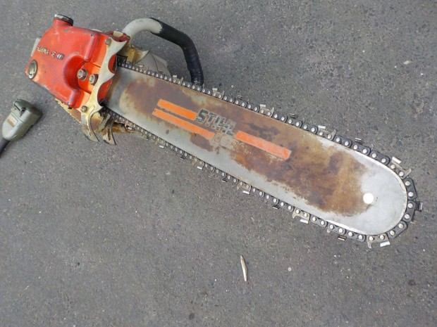 Stihl E 30-as régi ritka oldtimer elektromos láncfűrész gyűjtőknek