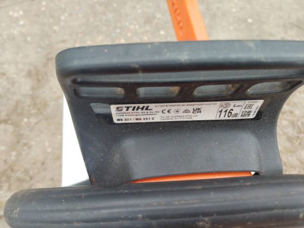 Stihl MS 251 garancias 