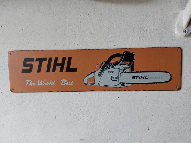 Stihl Sthil lemez dekor tábla