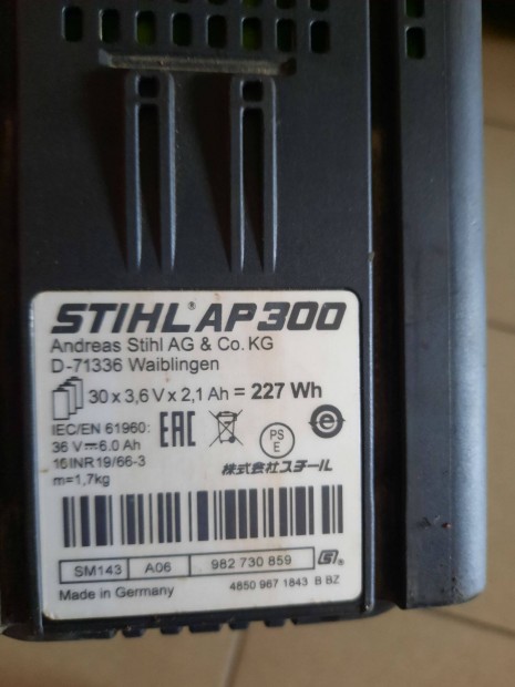 Stihl ap 300 akumlator