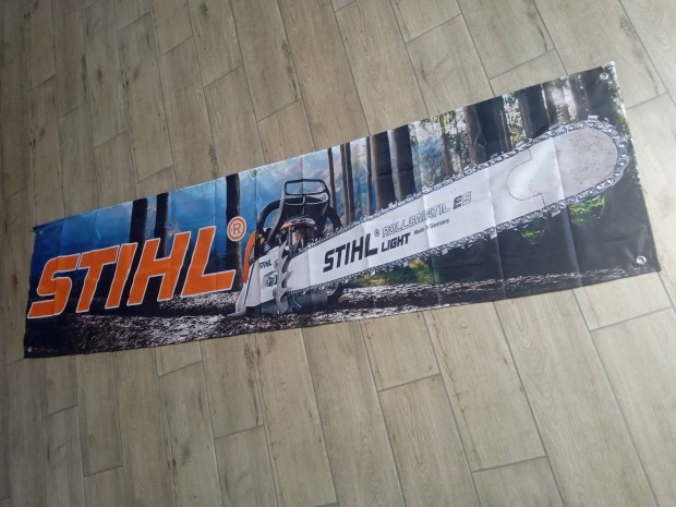 Stihl láncfűrész műhely/garázs dekoráció