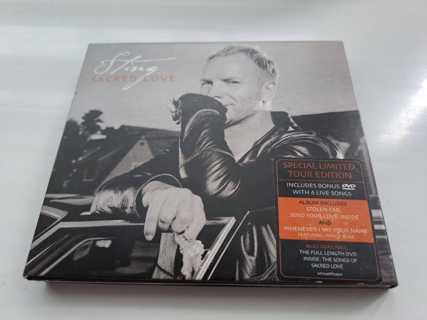 Sting Sacred Love album CD + DVD